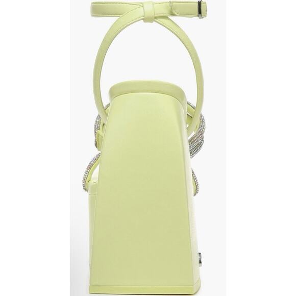 Circus NY by Sam Edelman Mila Jewel 8 M Lime Green Platform Sandals Crystals - Picture 4 of 5